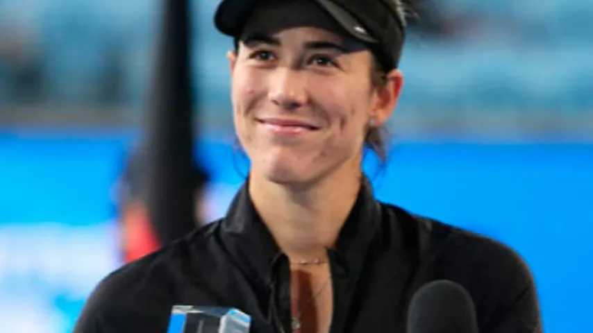 Garbiñe Muguruza se quedó a un paso del título en el Yarra Valley Classic. (Foto: @GarbiMuguruza)