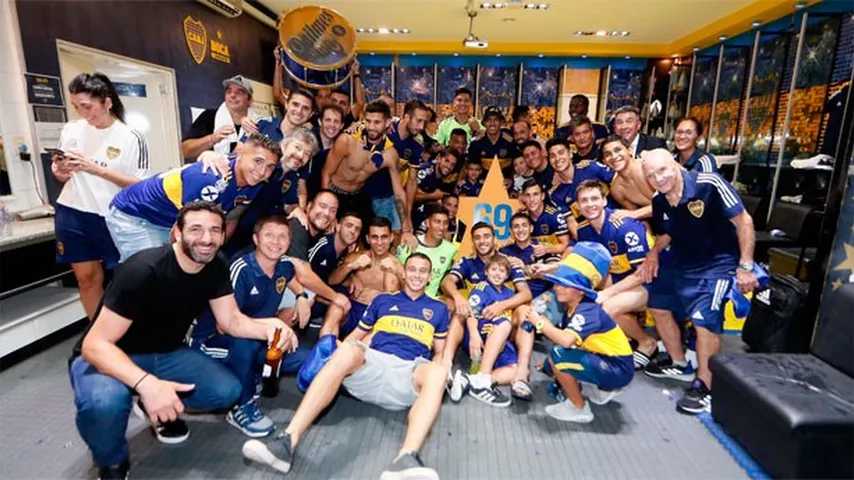 Boca Juniors, la felicidad en estado puro. (Foto @BocaJrsOficial)