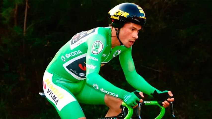 Roglic ganó la crono por un segundo. (Foto: @LaVuelta)