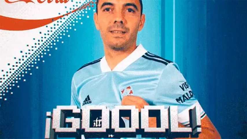 Iago Aspas, el hombre gol del Celta. (Foto: @LaLigatv)