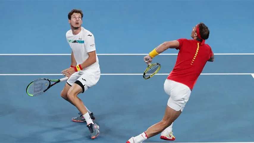 Carreño y Nadal lograron una victoria muy trabajada. (Foto: @ATPCup)