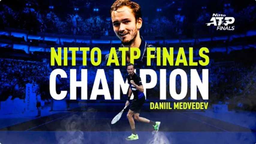 En Londres, Medvedev ganó a Djokovic, Nadal y Thiem. (Foto: @atptour)