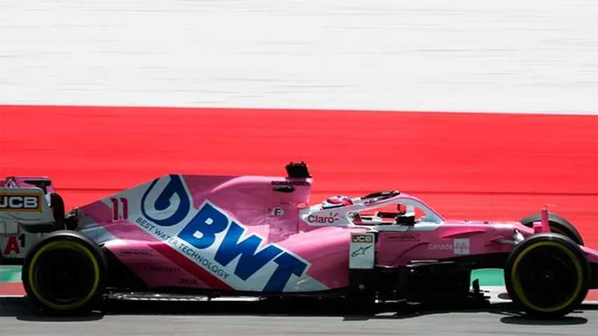 Sergio Pérez impresionó con el poder de su bolido. (Foto: @RacingPointF1)