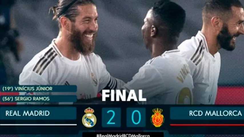 Vinicius y Sergio Ramos retoman el liderato. (Foto: La Ligatv)