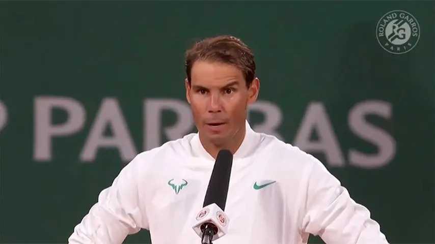 Nadal, contento de volver al torneo pese a las circunstancias. (Foto: @RolandGarros)