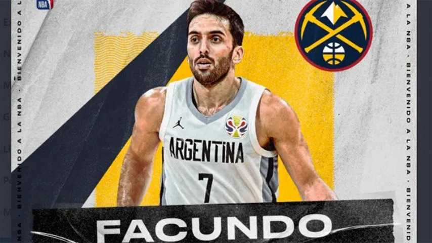 La NBA da la bienvenida al argentino Campazzo. (Imagen: NBALATAM)