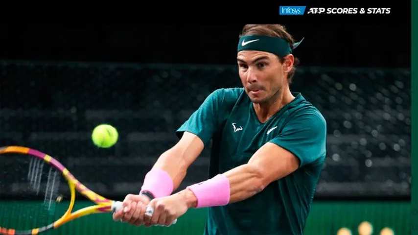 Rafa Nadal, entre los cuatro semifinalistas de París. (Foto: @atptour)