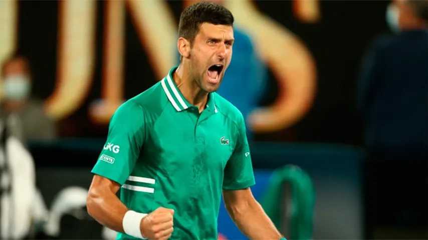 Djokivic necesitó cinco sets para acabar con Fritz. (Foto: @AustralianOpen)