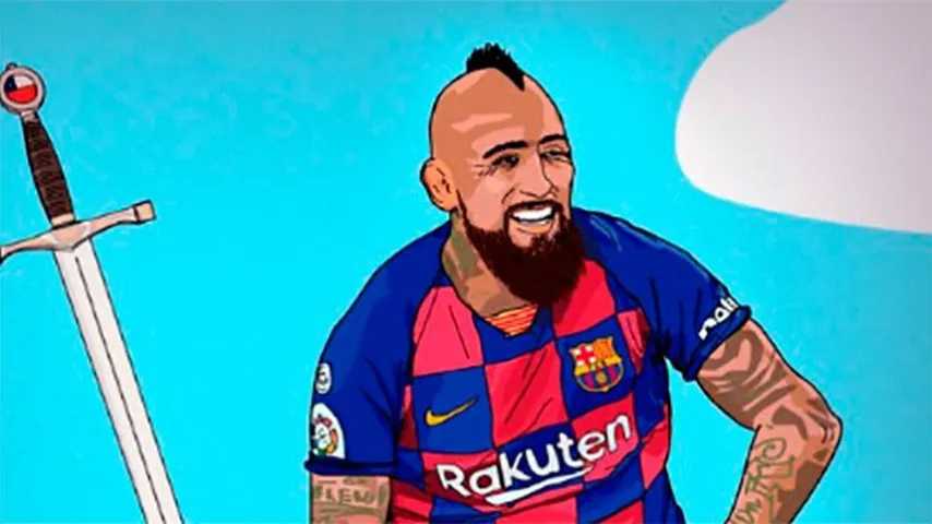 Artuo Vidal con su gol mantuvo abierto el desafío a Zizou. (Imagen: @LaLigatv)