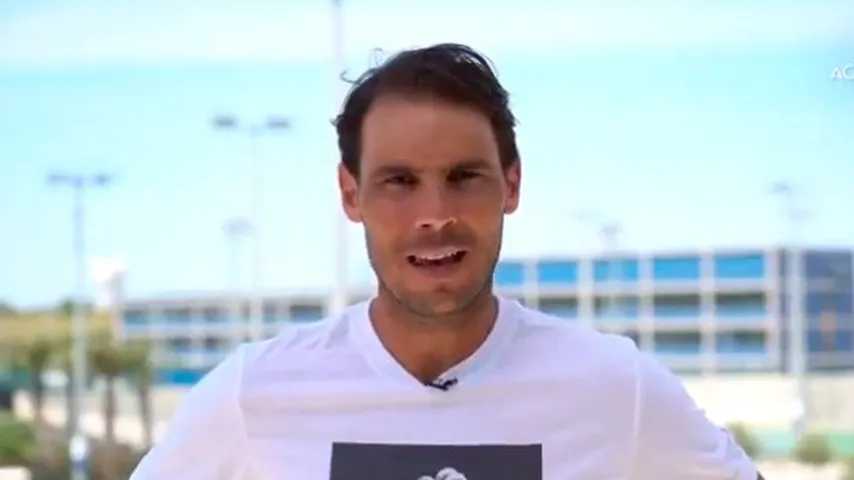 Nadal se lamenta porque hoy en día todo se politiza. (Foto: @RafaelNadal/Twitter)