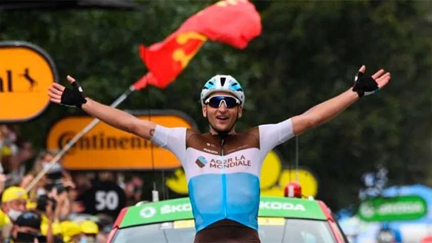 Nans Peters se impuso en la octava etapa de enorme belleza y lucha. (Foto: @LeTour)