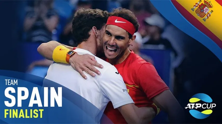 España, finalista en Australia. Y no lo tuvo fácil. (Foto: @ATPCup)