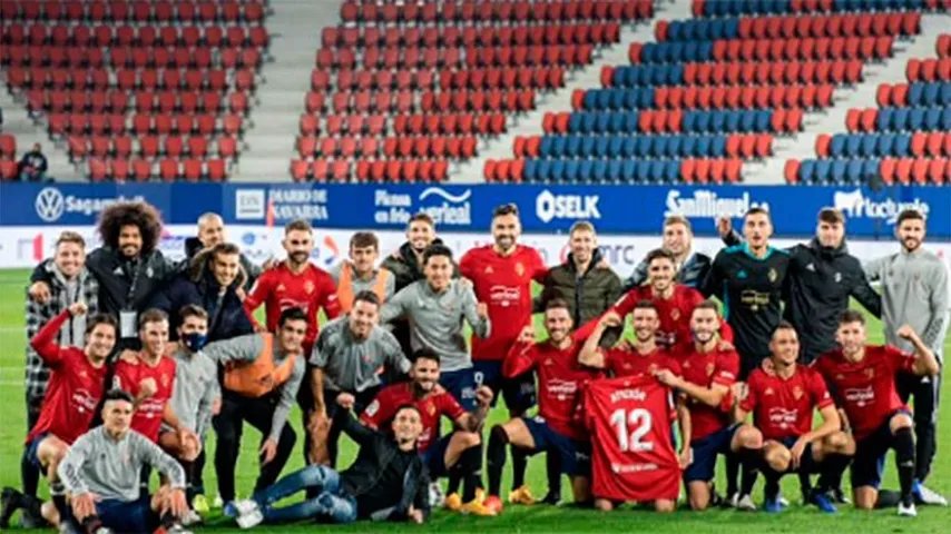 Osasuna, la fiesta perfecta del centenario. (Foto: @LaLigatv)