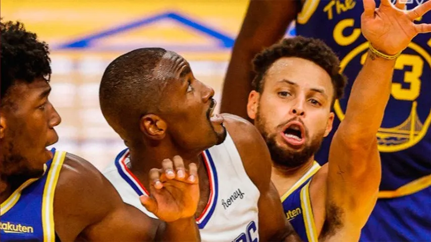 Los Clippers ganaron a Warriors con un Curry muy terrenal. (Foto: @LAClippers)