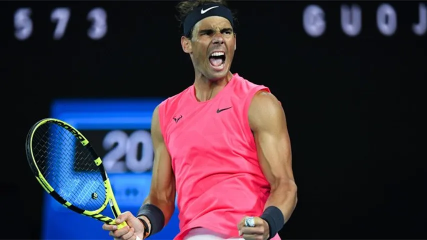 Nadal derrotó a Kyrgios en tres sets a uno y ya está en cuartos. (Foto: @AustralianOpen)