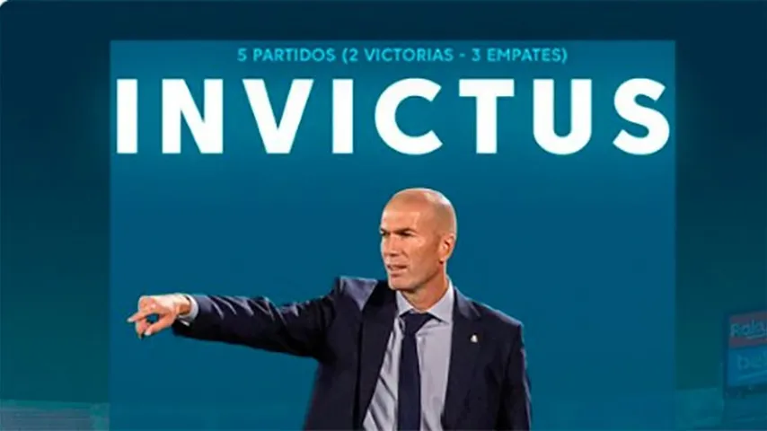 Zidane no ha perdido nunca en el Camp Nou. (Foto: @LaLigatv)