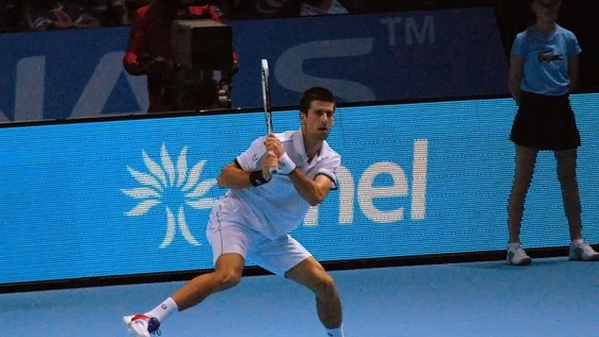 Novak Djokovic y Tomas Berdych, ATP World Tour Final Londres , 2011. (Foto: Wikimedia)