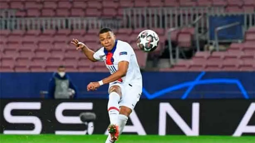 Mbappé deslumbra como la gran estrella del fútbol. (Foto: @ChampionsLeague)