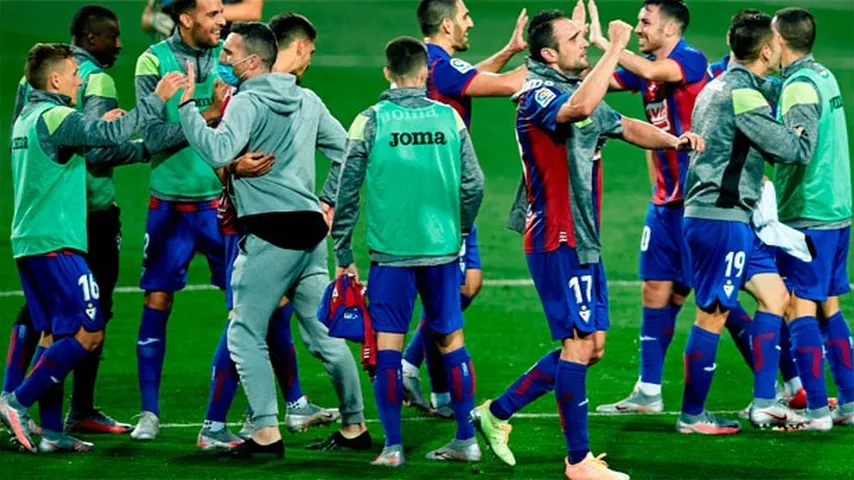 Un triunfo que supuso una victoria muy especial para el Eibar. (Foto: @LaLigatv)