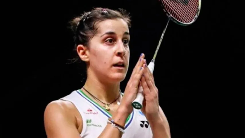 Carolina Marín rozó un título histórico. (Foto: @BadmintonESP)