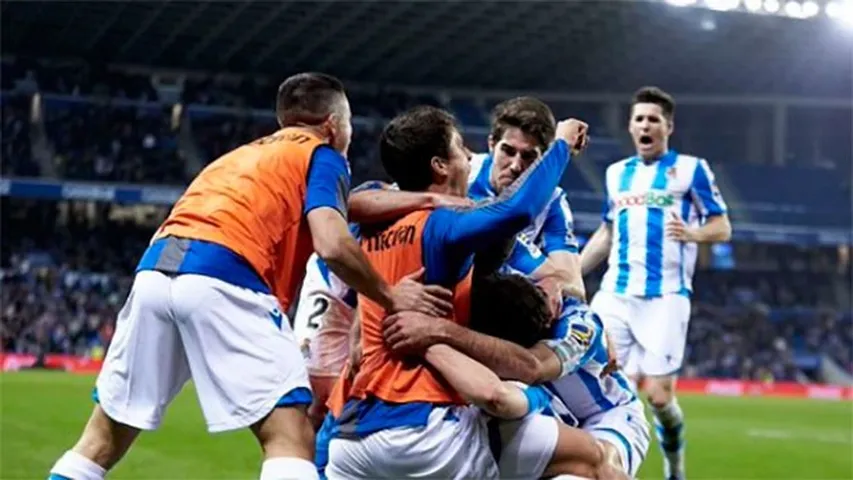 Real Sociedad, el sueño de terceros en el grupo de élite. (Foto: @LaLigatv)