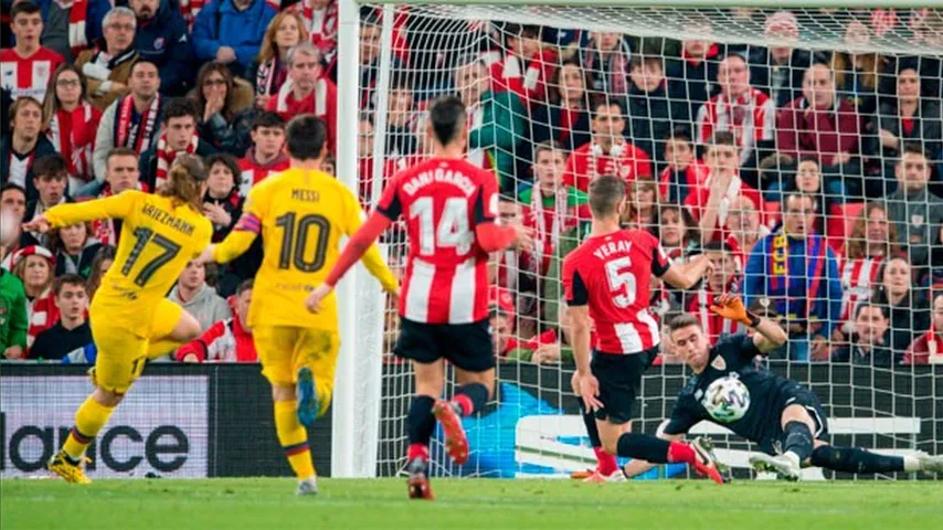 El Athletic eliminó al FC Barcelona en San Mamés. (Foto: @AthleticClub/Twitter)