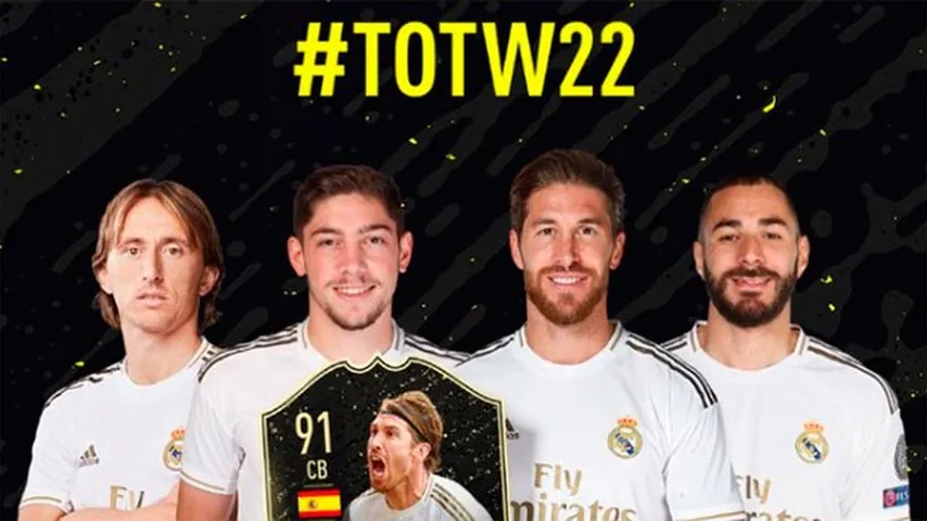 El capitán SergioRamos  está en el TOTW de EASPORTSFIFA. (Imagen: @RealMadrid)