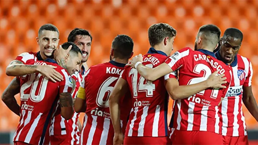 Un Atlético de Madrid lleno de ambición y empuje. (Foto: LaLigatv)