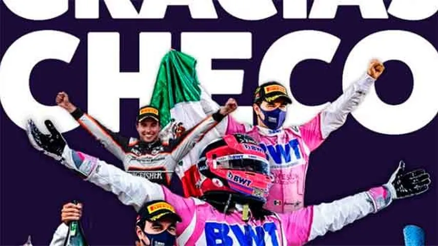 Checo, compañero de Max, la gran apuesta de Red Bull. (Foto: @RacingPointF1)