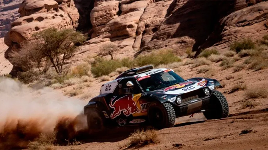 Final feliz en la octava jornada del Dakar. (Foto: @CSainz_oficial)