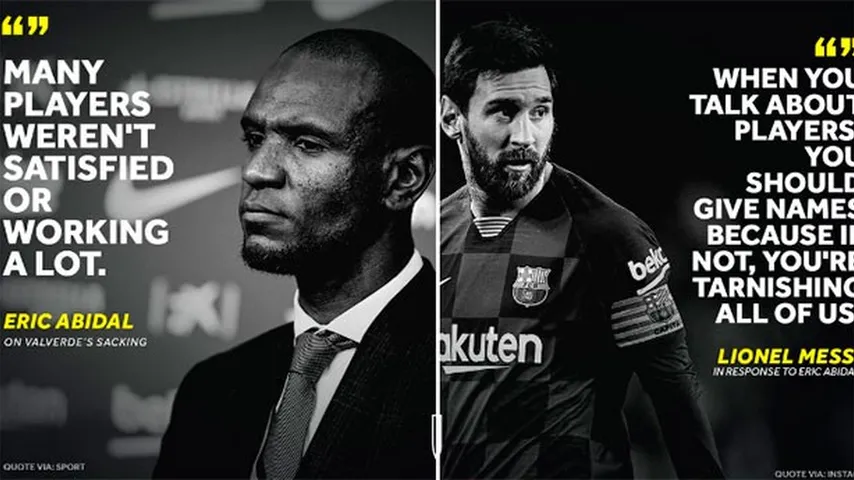 Abidal y Messi, una guerra explosiva en el FC Barcelona. (Imagen: @brfootball)