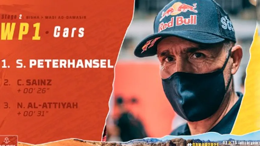 Peterhansel lidera la general tras la segunda jornada. (Foto: @dakar)