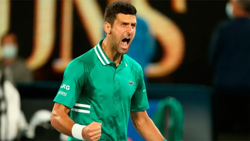 Djokivic necesitó cinco sets para acabar con Fritz. (Foto: @AustralianOpen)