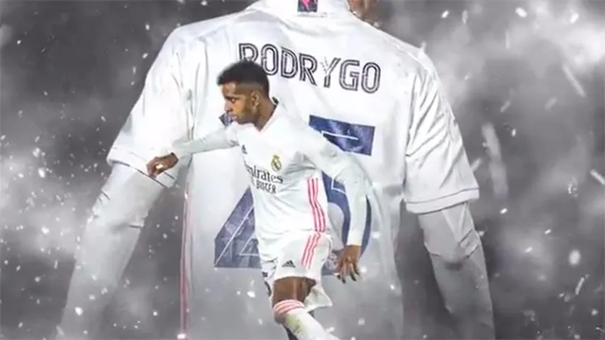 Rodrygo, excelente en el desafío de la Champions. (Foto: @RodrygoGoes)