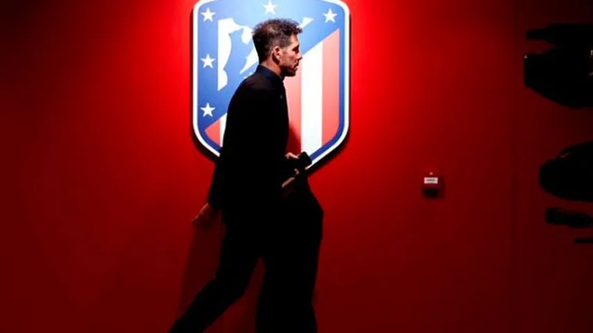 Las horas difíciles de Diego Pablo Simeone en en Atlético de Madrid. (Foto: @LaLigatv)