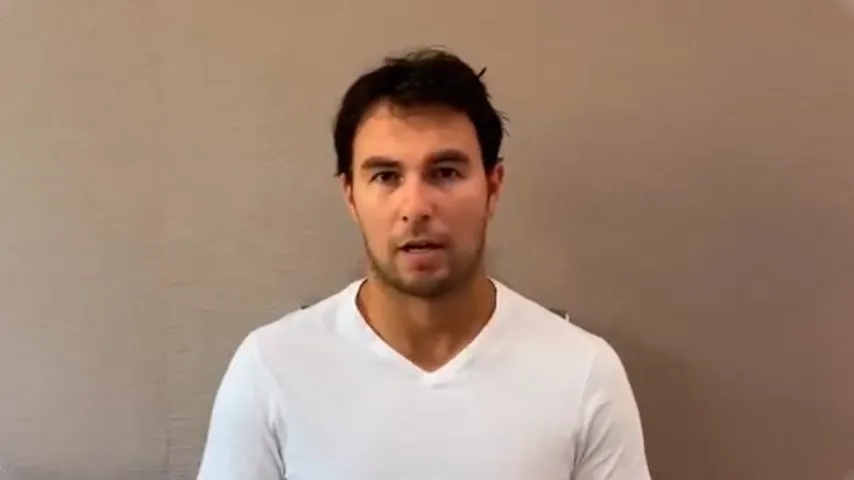 Checo colgó un vídeo en sus redes explicando todo lo ocurrido. (Foto: @SChecoPerez)