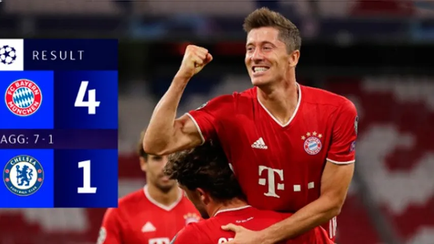 Lewandowski marcó un doblete. (@ChampionsLeague)